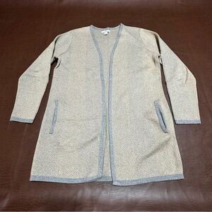 Croft & Barrow Gray Cardigan - Size Med.